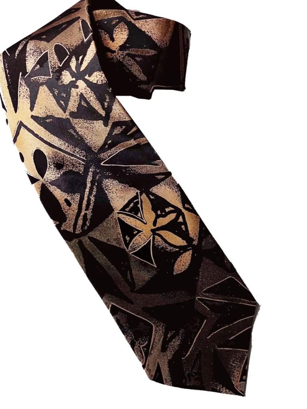 Vintage, Alcione brand tie. It's also big, bold and 100% silk from Milan Italy.